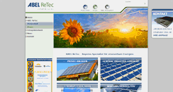 Desktop Screenshot of abel-retec.de